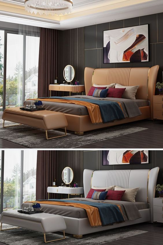 Leather Bed LB30